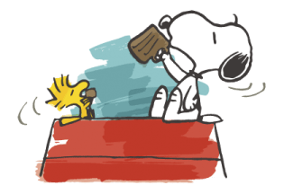 Snoopy Onomatopeia สีเมจิก รูปที่ 37