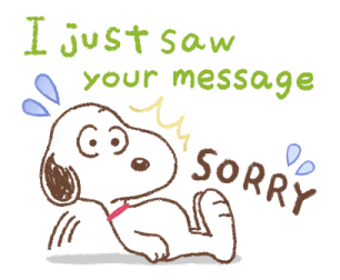 Snoopy ตอบแชททันใจ ข้อความยาว รูปที่ 35