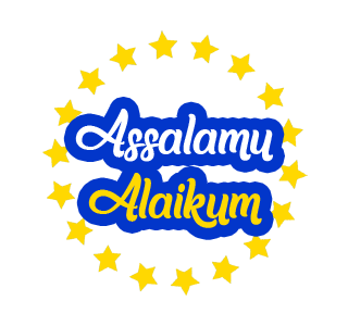 ekspresi muslim teks efek รูปที่ 1