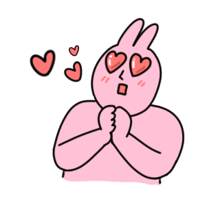 My friend rabbit Animated Stickers 2 รูปที่ 5