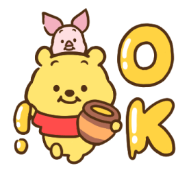 Pooh & Piglet เพื่อนรัก ลายเส้น mojiji♪ รูปที่ 1