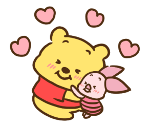 Pooh & Piglet เพื่อนรัก ลายเส้น mojiji♪ รูปที่ 3