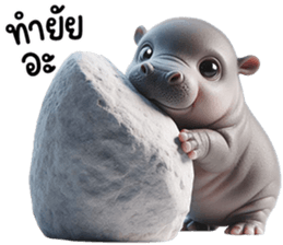 เจ้าหมูดุ้งฮิปโปน้อยน่ารัก รูปที่ 2