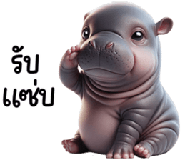 เจ้าหมูดุ้งฮิปโปน้อยน่ารัก รูปที่ 10