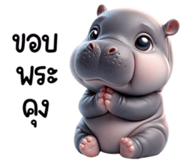 เจ้าหมูดุ้งฮิปโปน้อยน่ารัก รูปที่ 31