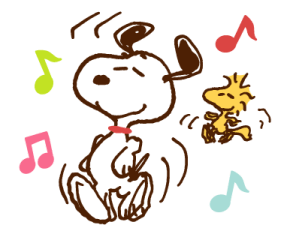 Snoopy สติกเกอร์ทำงานแบบชิลๆ รูปที่ 11