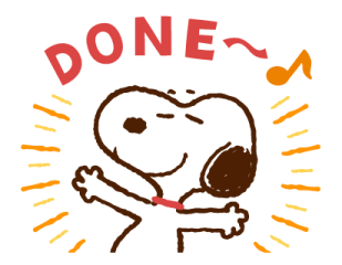 Snoopy สติกเกอร์ทำงานแบบชิลๆ รูปที่ 13