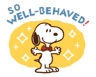 Snoopy สติกเกอร์ทำงานแบบชิลๆ รูปที่ 15
