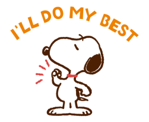 Snoopy สติกเกอร์ทำงานแบบชิลๆ รูปที่ 19