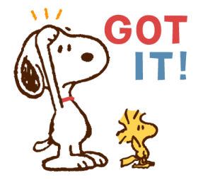 Snoopy สติกเกอร์ทำงานแบบชิลๆ รูปที่ 22