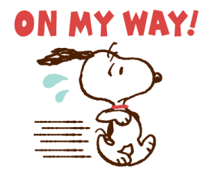 Snoopy สติกเกอร์ทำงานแบบชิลๆ รูปที่ 31