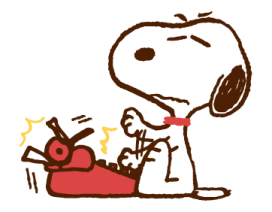 Snoopy สติกเกอร์ทำงานแบบชิลๆ รูปที่ 32