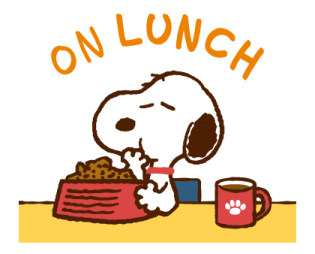 Snoopy สติกเกอร์ทำงานแบบชิลๆ รูปที่ 35