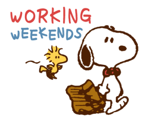 Snoopy สติกเกอร์ทำงานแบบชิลๆ รูปที่ 37