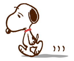Snoopy สติกเกอร์ทำงานแบบชิลๆ รูปที่ 39