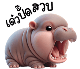หมูดุ้งฮิปโปตัวกลมเด้งน่ารัก รูปที่ 9
