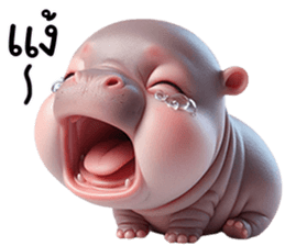 หมูดุ้งฮิปโปตัวกลมเด้งน่ารัก รูปที่ 12