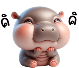 หมูดุ้งฮิปโปตัวกลมเด้งน่ารัก รูปที่ 13
