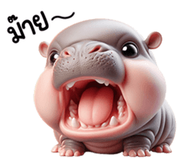หมูดุ้งฮิปโปตัวกลมเด้งน่ารัก รูปที่ 14