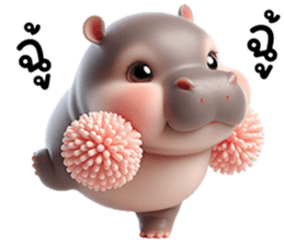 หมูดุ้งฮิปโปตัวกลมเด้งน่ารัก รูปที่ 20