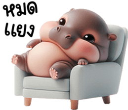 หมูดุ้งฮิปโปตัวกลมเด้งน่ารัก รูปที่ 36