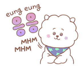 BT21 สติกเกอร์ฮันกึล คุยภาษาเกาหลีกัน♪ รูปที่ 11