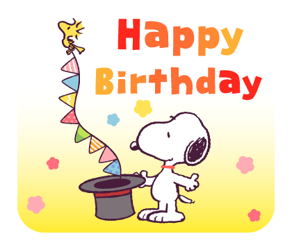 Snoopy สติกเกอร์คำอวยพร ใช้ได้ทุกเมื่อ รูปที่ 1