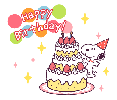 Snoopy สติกเกอร์คำอวยพร ใช้ได้ทุกเมื่อ รูปที่ 3