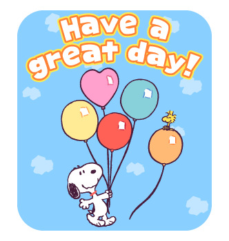 Snoopy สติกเกอร์คำอวยพร ใช้ได้ทุกเมื่อ รูปที่ 7