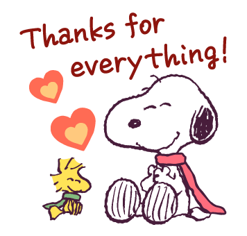 Snoopy สติกเกอร์คำอวยพร ใช้ได้ทุกเมื่อ รูปที่ 11