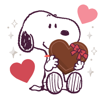 Snoopy สติกเกอร์คำอวยพร ใช้ได้ทุกเมื่อ รูปที่ 14