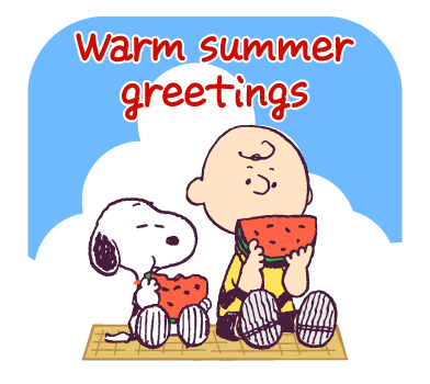 Snoopy สติกเกอร์คำอวยพร ใช้ได้ทุกเมื่อ รูปที่ 17