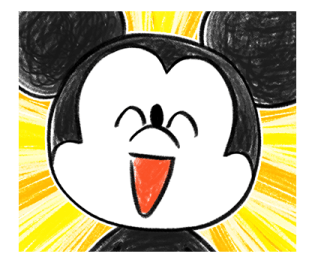 มิคกี้ เมาส์ ยิ้มแย้มแจ่มใส♪ รูปที่ 8