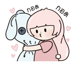 Pink bunny น่ารัก แฮปปี้ รูปที่ 5