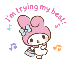 My Melody จะตั้งใจทำงาน♪ รูปที่ 2
