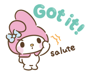 My Melody จะตั้งใจทำงาน♪ รูปที่ 3