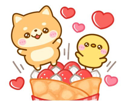 Mameshiba Sweets Pop-Up Stickers รูปที่ 5