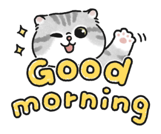 Oba Cat - Bold Text Stickers รูปที่ 1