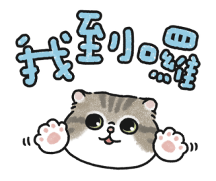 Oba Cat - Bold Text Stickers รูปที่ 37