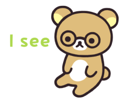 BASIC RILAKKUMA สติ๊กเกอร์ รูปที่ 5
