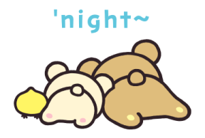 BASIC RILAKKUMA สติ๊กเกอร์ รูปที่ 11
