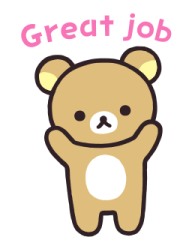 BASIC RILAKKUMA สติ๊กเกอร์ รูปที่ 25