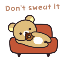 BASIC RILAKKUMA สติ๊กเกอร์ รูปที่ 28