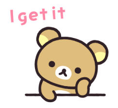 BASIC RILAKKUMA สติ๊กเกอร์ รูปที่ 33