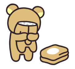 BASIC RILAKKUMA สติ๊กเกอร์ รูปที่ 40