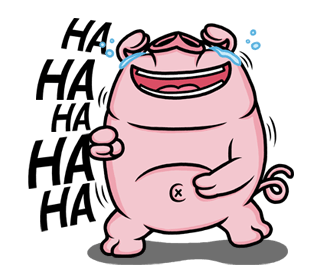 Weird Piggy : Animated Stiker รูปที่ 3