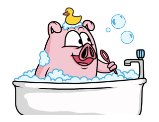 Weird Piggy : Animated Stiker รูปที่ 4