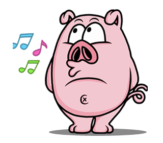 Weird Piggy : Animated Stiker รูปที่ 5