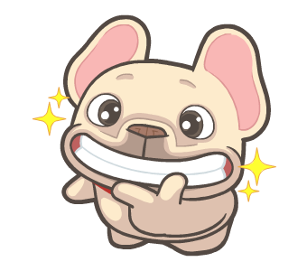 French Bulldog PIGU Animated Stickers 42 รูปที่ 2