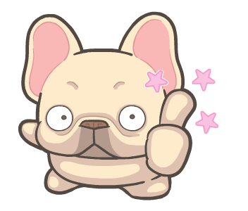 French Bulldog PIGU Animated Stickers 42 รูปที่ 4